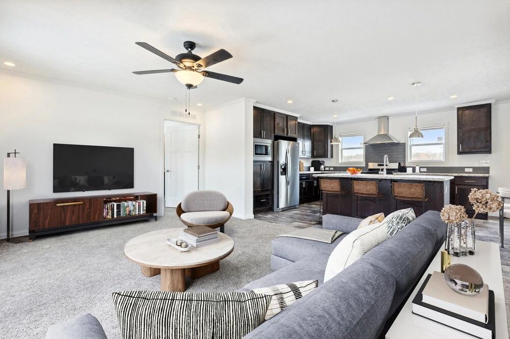 Kitchen & Living Room