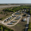 Aerial of north end of campground.