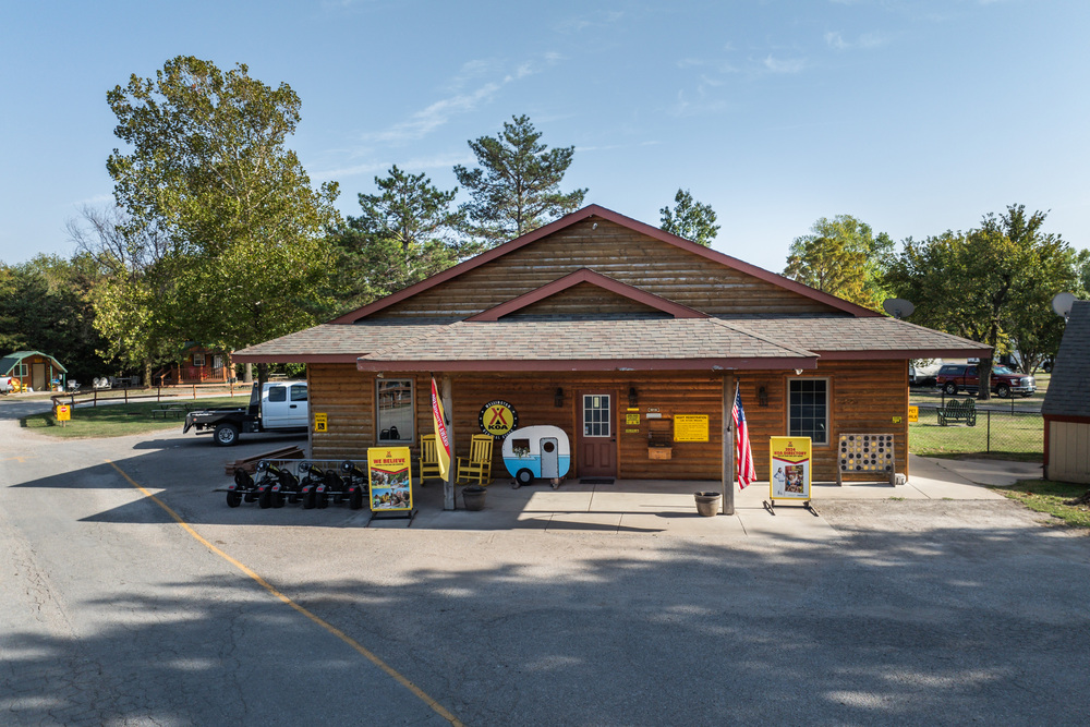 Office, Store, Game room, Laundry, Showers and Bathrooms.