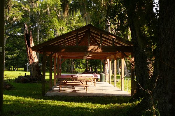 One of the River View Pavilions