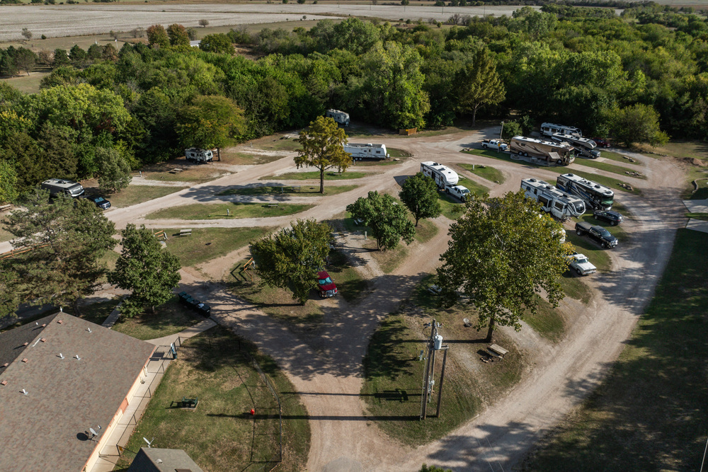 South side of campground. 