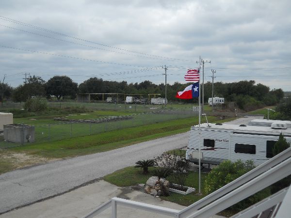 across st. at storage lot