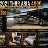 RV for Sale: 2021 ARIA 4000