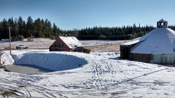 Photo of the pond next to RV Lot