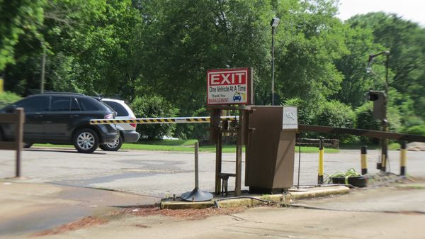 gated main entrance