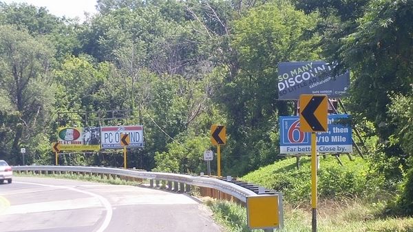 BILLBOARDS ON SITE 1