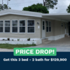 Mobile Home for Sale: 3 Bed 2 Bath 1976 Mobile Home