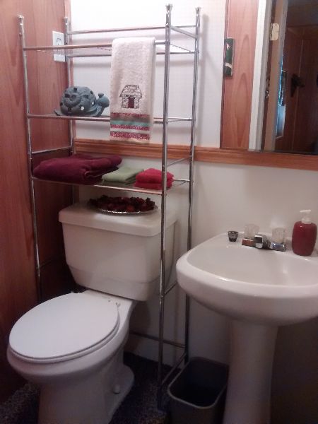 Bathroom in cabin