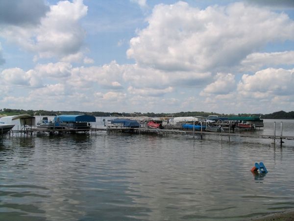 Store your boat at the private marina
