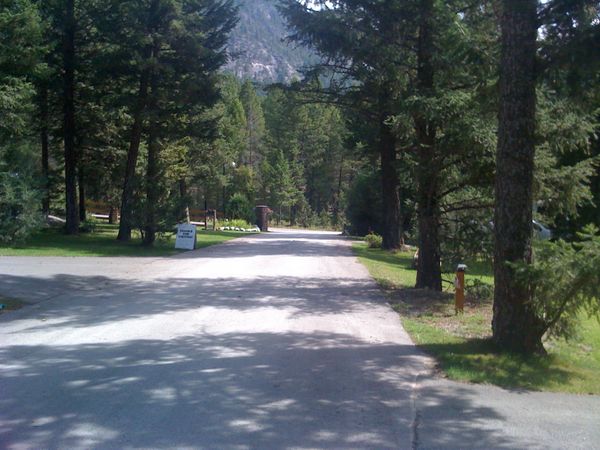 Paved Entry Road