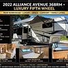 RV for Sale: 2022 AVENUE 36BRM