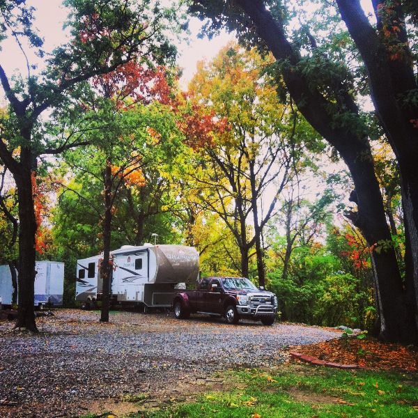 Fall at the Sandbur RV Park