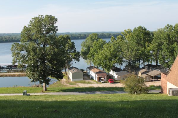 The view from the hill.