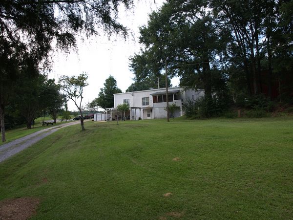 Main house overlooking the lake 
