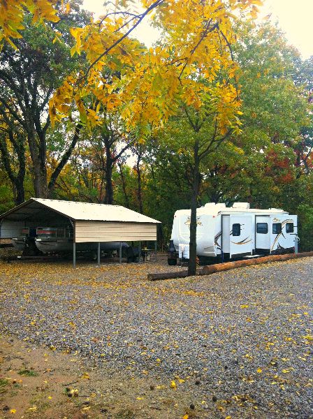 Fall at the Sandbur RV Park