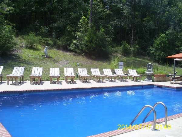 Pool Looking Back Up