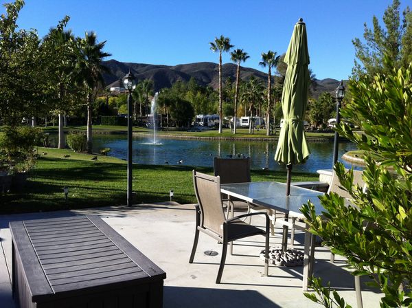 Extended Patio with Storeage 