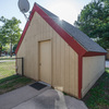 Storage shed.
