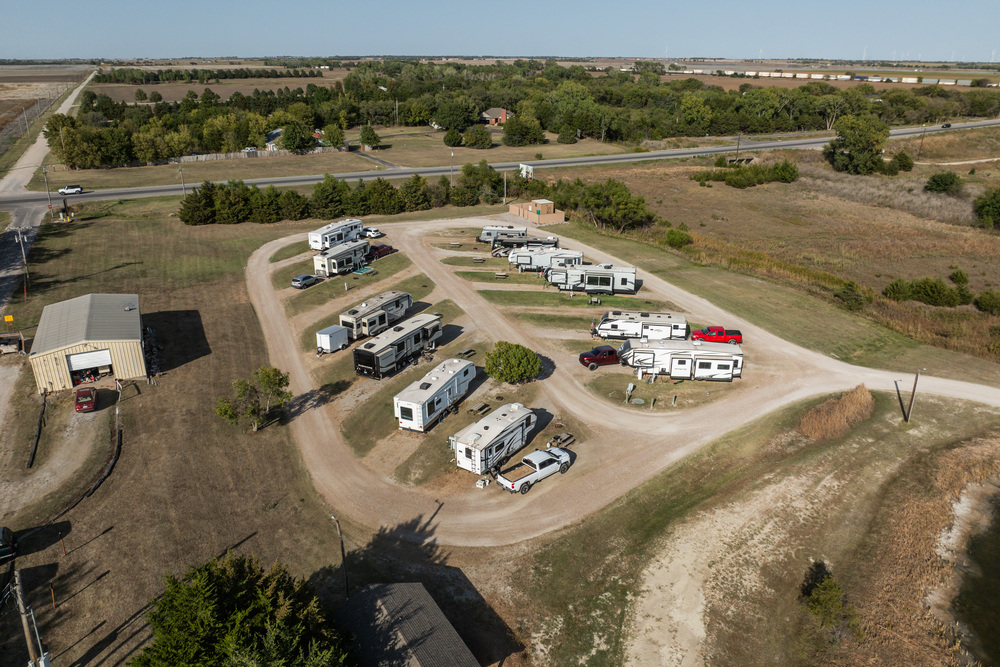 North end of campground.