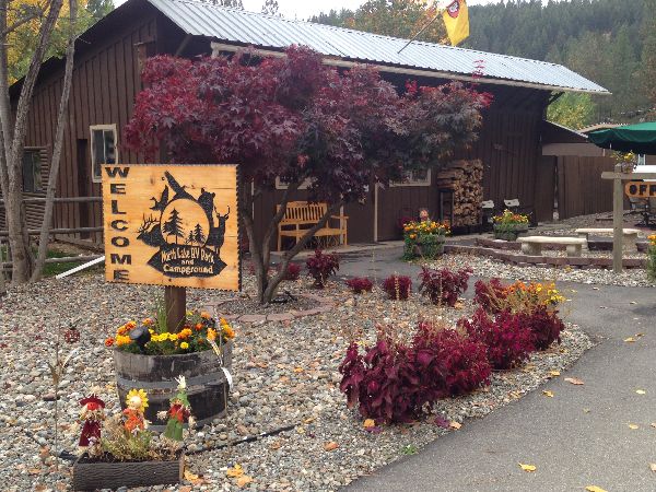 Entrance to R V Park & Campground