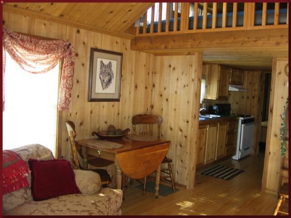 A Look Inside: Deluxe Cabin`s Dining & Kitchen