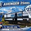 RV for Sale: 2026 AVENGER 25RBS