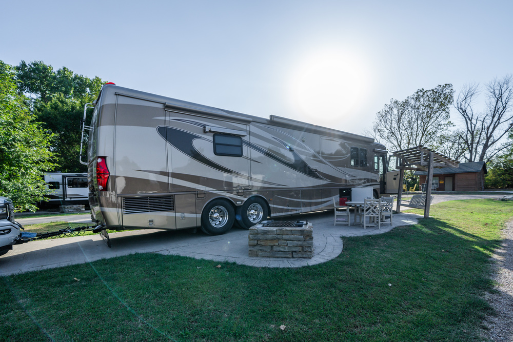Paved deluxe site.