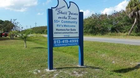 Shell Pointe Entrance Sign