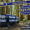 RV for Sale: 2026 CHEROKEE WOLF PUP 16CM