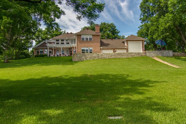 Rear Of Home