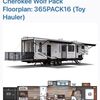 RV for Sale: 2021 CHEROKEE WOLF PACK 365PACK16