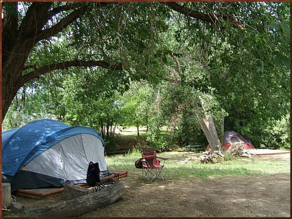 Creekside Camping: 18 Total Sites Border Cedar Creek