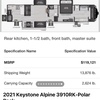 RV for Sale: 2021 ALPINE 3910RK