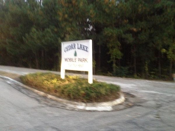Photo of Mobile Home Park Sign