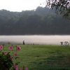 Riverside fishing.