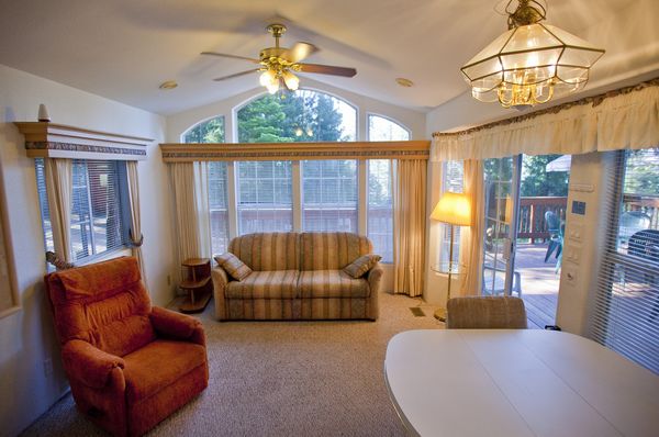 Park Model Chalet Living Room