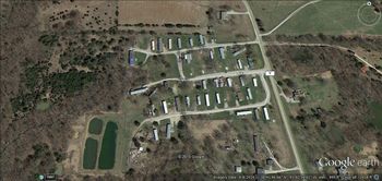 Overhead view of park