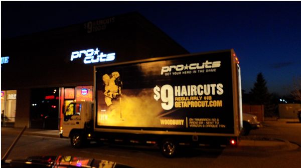 Backlit Mobile Billboard