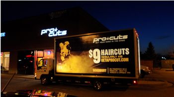 Backlit Mobile Billboard