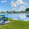 sea meadow picnic table lake view