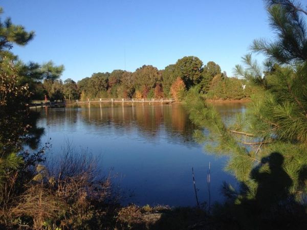 Lake In Front of Mobile Home Park