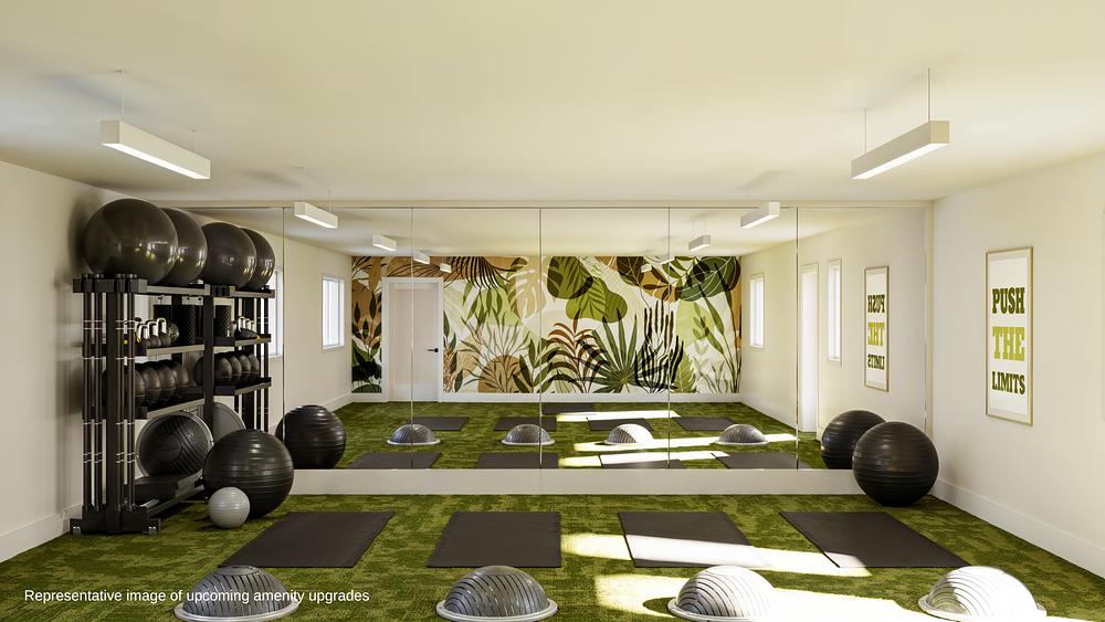 Fitness Center Rendering The Reserve At Lost Dutchman