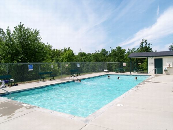 Relax in the in ground pool