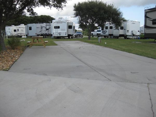Typical Pull In RV site