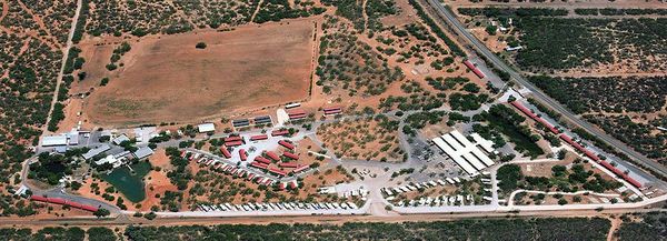Aerial of Mobile Home Park