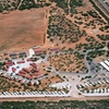 Aerial of Mobile Home Park