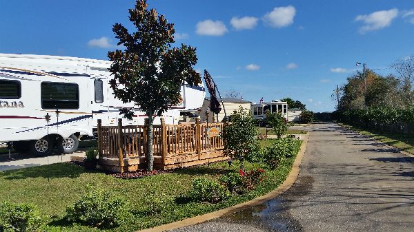 East view of lot