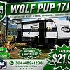 RV for Sale: 2025 CHEROKEE WOLF PUP 17JW