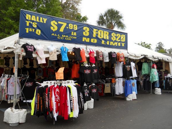 Bike Week Vendor Booths