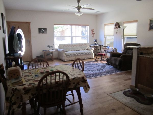 Looking back towards front door